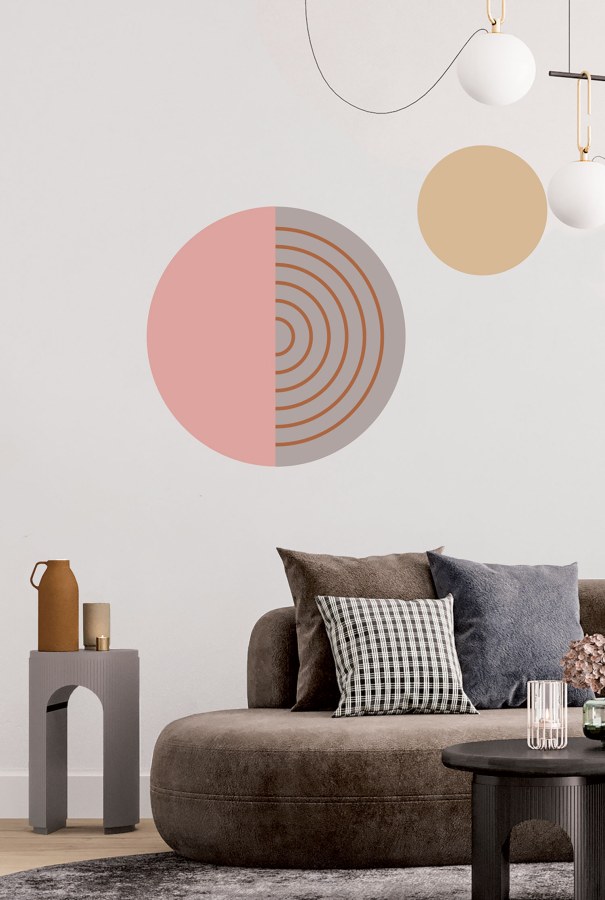 Předklížená vliesová variabilní dekorace na zeď, PLC041, Platinum Shapes, Decoprint - Vliesové tapety